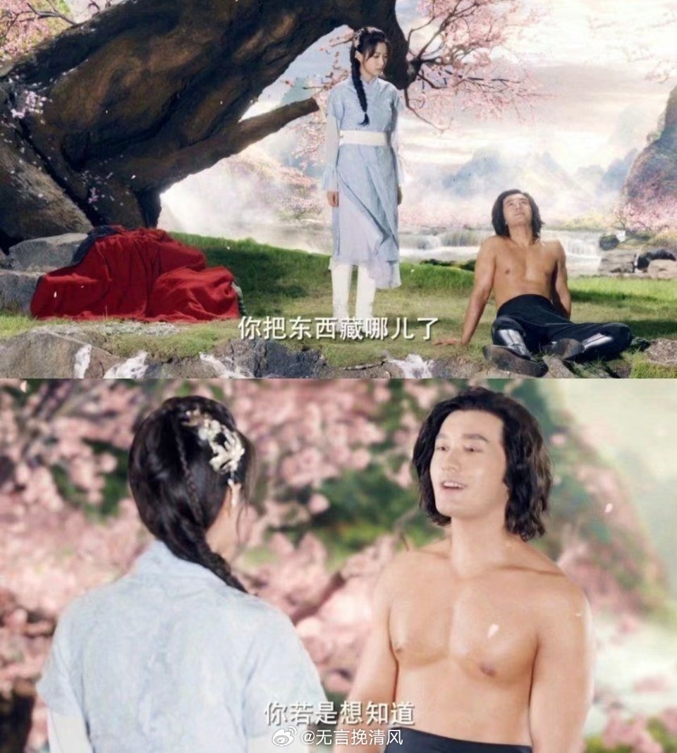 黄晓明的腹肌也太帅气了，angelababy真有福气，居然不好好珍惜他。 ​​​