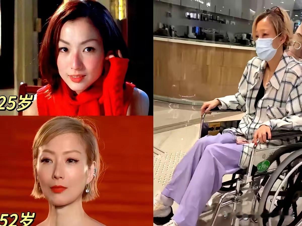 郑秀文过度自律终于得到了反噬，坐轮椅停止了一切活动，爱美之心人皆有之，郑秀文爱美
