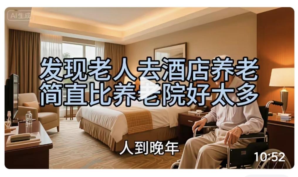 老年人住酒店好，还是住养老院好？仔细分析一下。你就明白了。先说住酒店:
优点:一