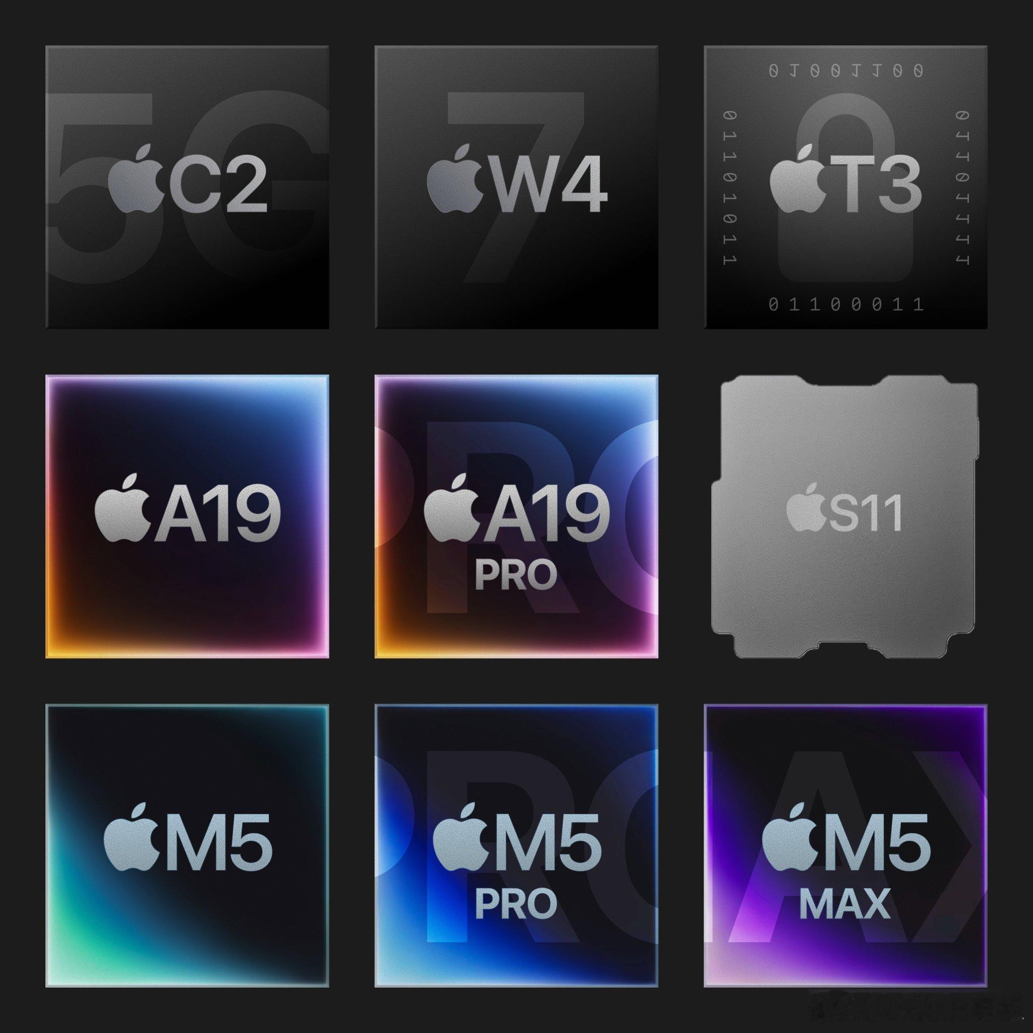 下一代Apple Silicon阵容即将上线A系列目前跟发哥和高通阵营的拉不开明