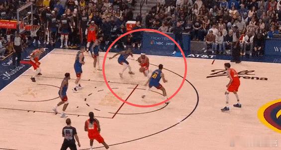 打破张伯伦连续得分20+纪录&延续到128！解析SGA进攻细节12345挡拆行进