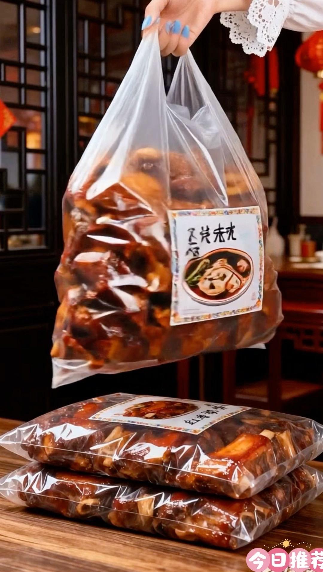 谁懂啊！这个红烧排骨的口感太顶了肥瘦相间一点不腻，轻轻一抿肉就化了酱汁...