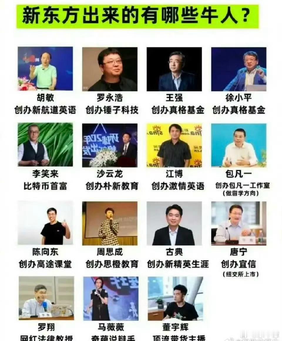 伟大的俞敏洪，培养栽培如此多的人才与“英雄！这些人应该感恩俞敏洪，不忘俞敏洪，才