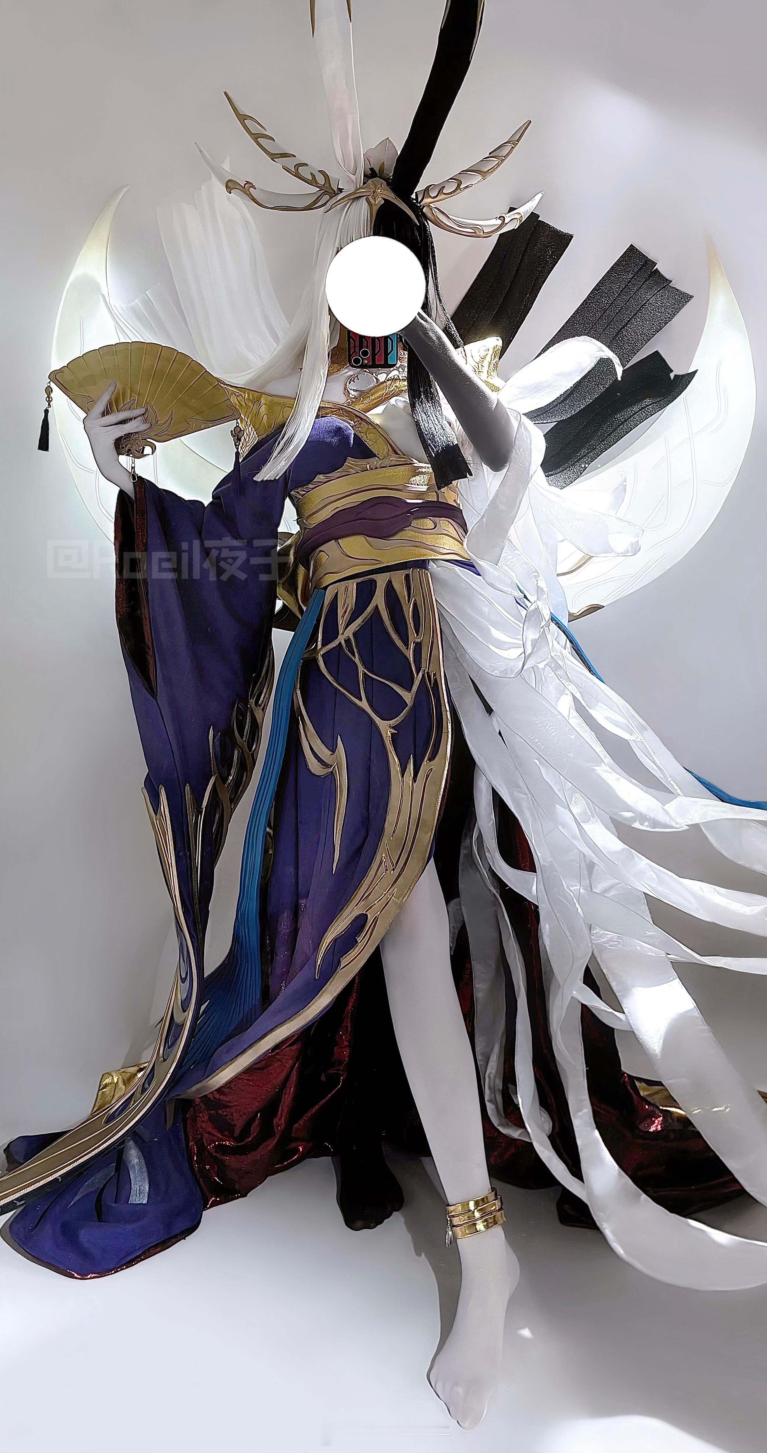 #最终幻想14[超话]##ff14##cosplay# 月读贴了两天的花纹完全没