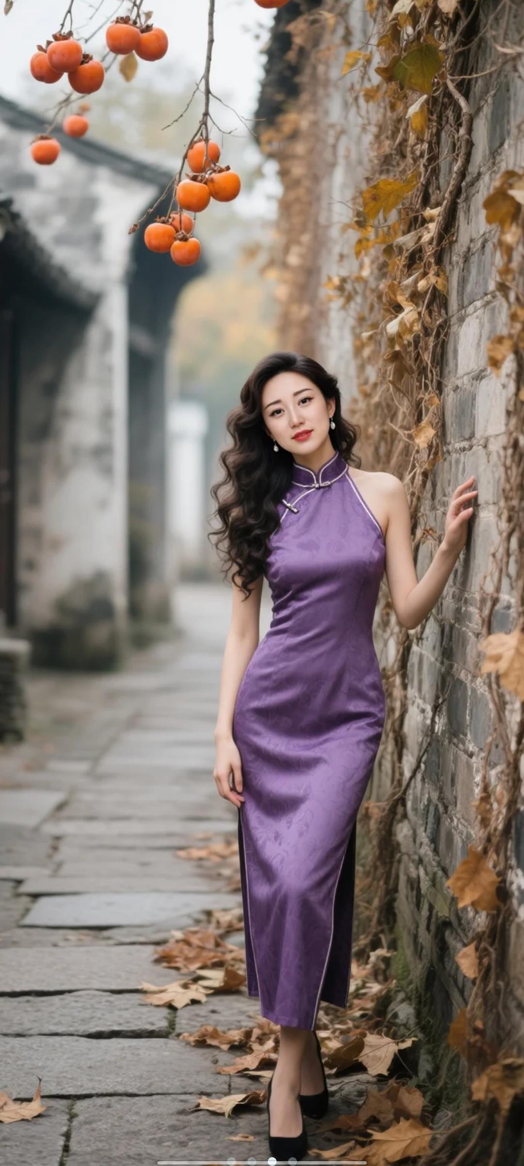 当然是像这种身材高挑的啦！