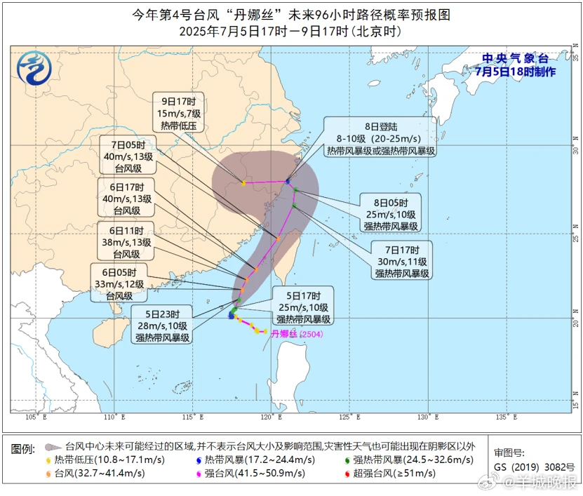 #广东部分地区发布停课信号#【广东局地发布“停课信号”！台风“丹娜丝”持续增强趋