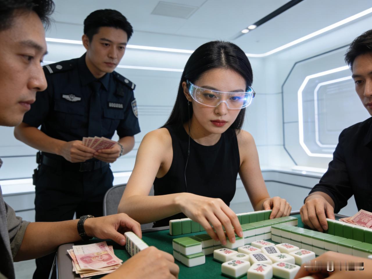 [微风][彩虹]女子戴透视隐形眼镜打麻将出千被抓！老家逢年过节牌桌乱象丛生，20