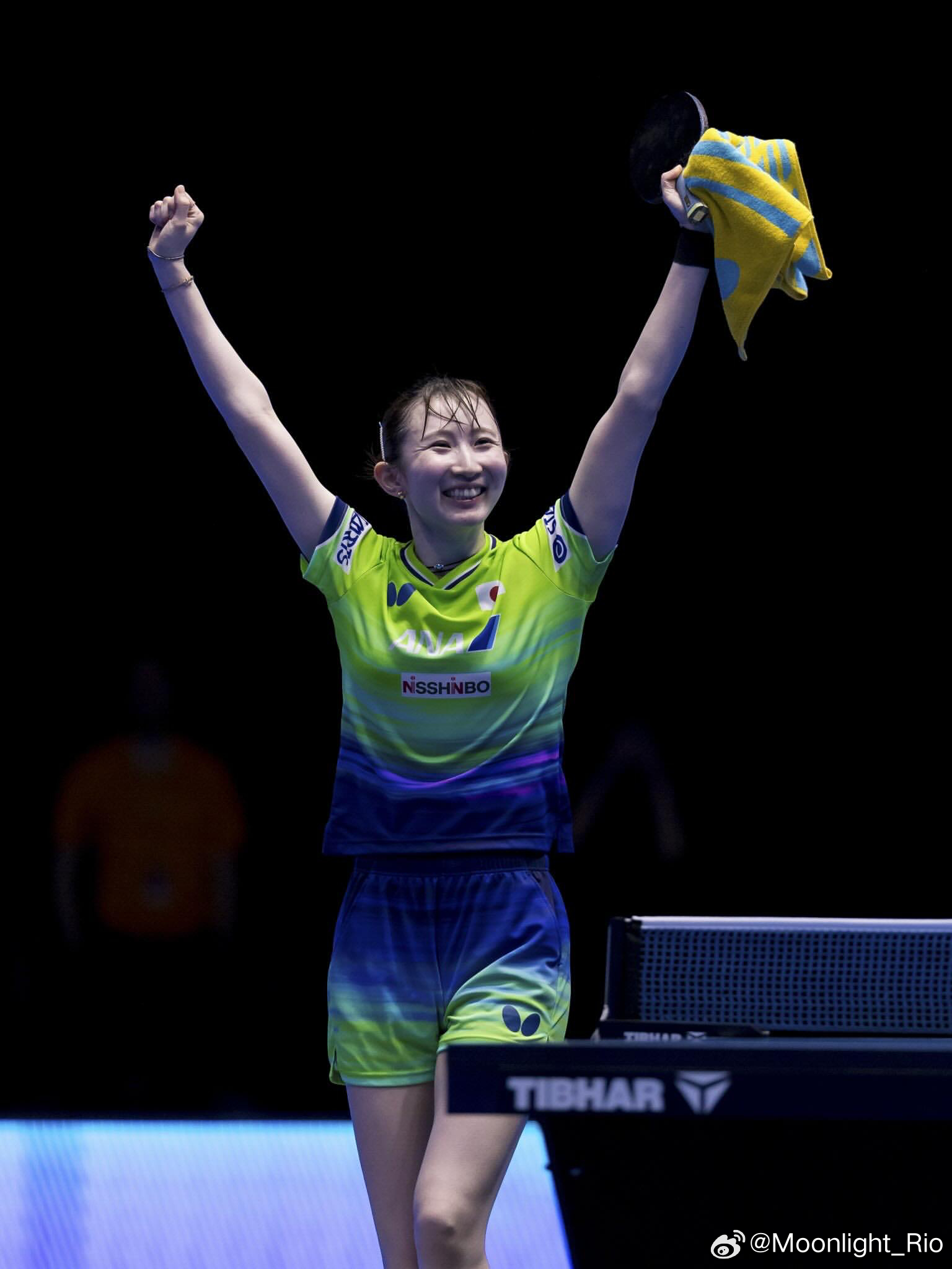 早田希娜：在2026年WTT球星挑战赛卢布尔雅那站中，我有幸获得了单打和双打两个