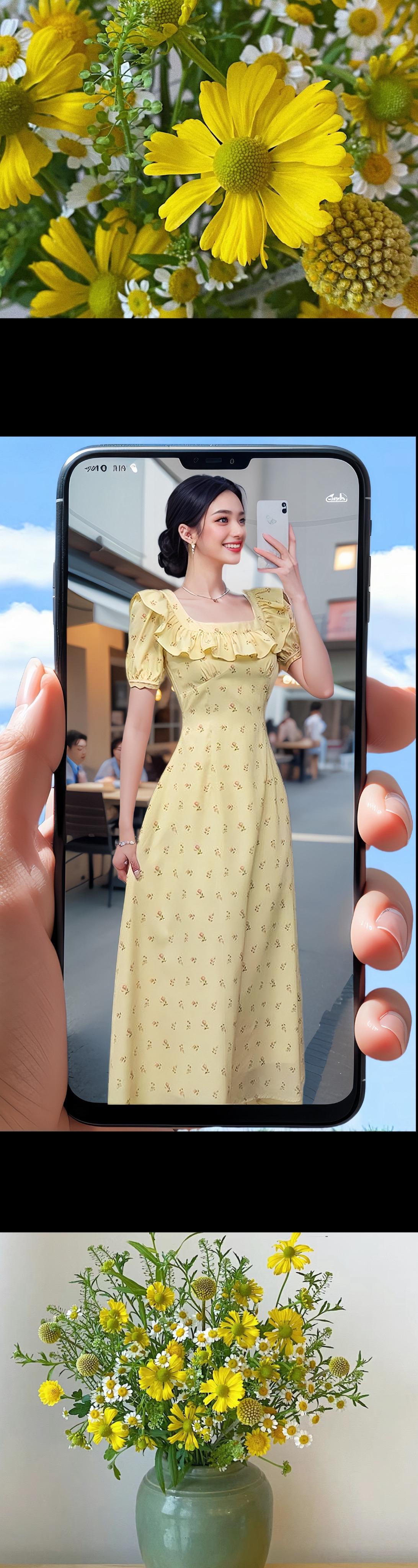 一眼心动💗无法拒绝的碎花连衣裙～美出高级感 无法拒绝温柔感小裙子 遮肚子藏肉显