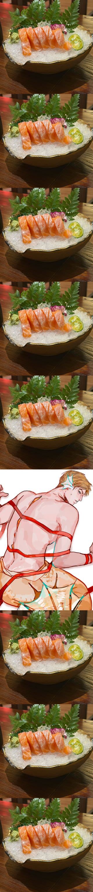 【🦁】帮我看看这块三文鱼腩是好三文鱼腩吗？ 