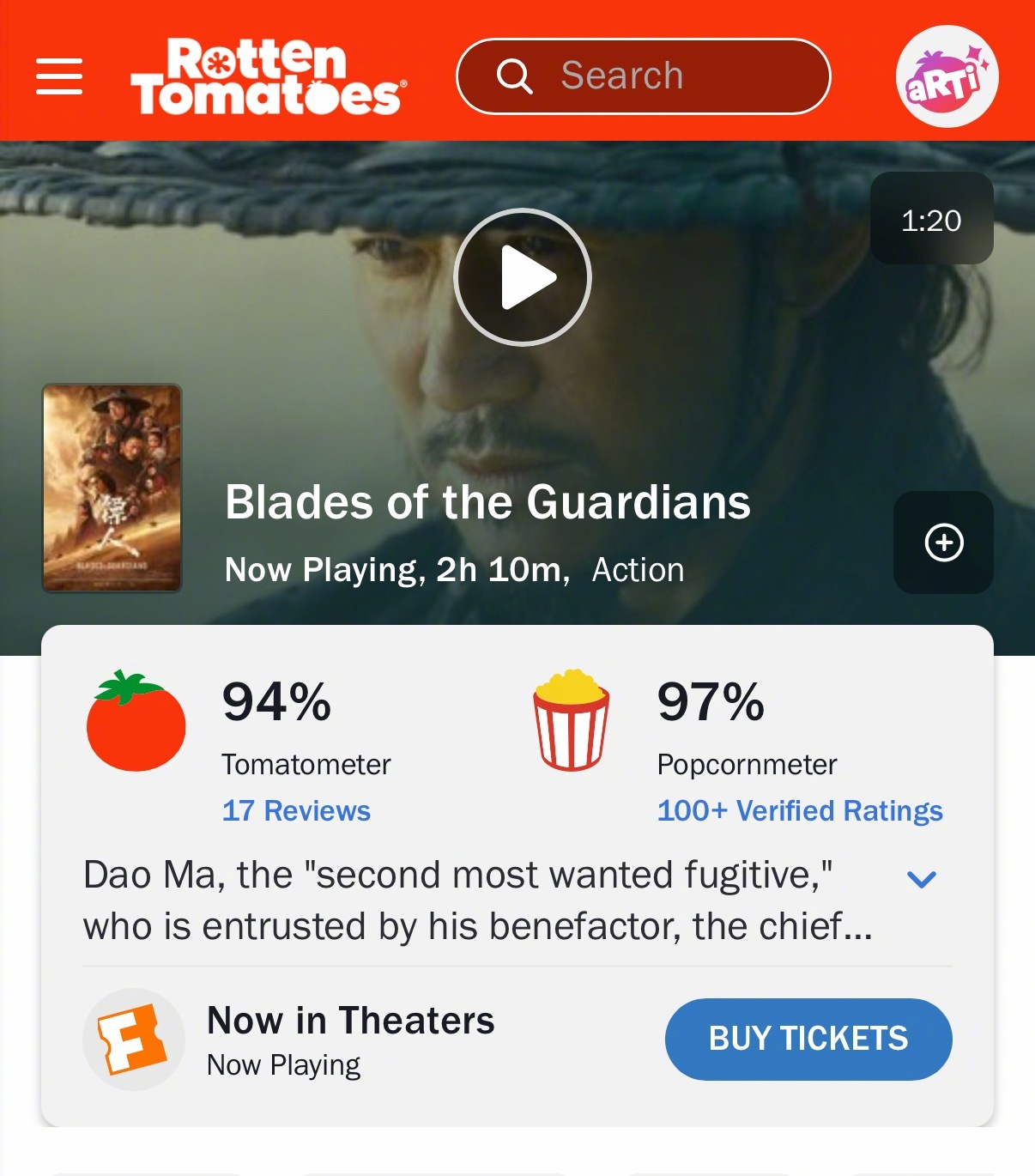 烂番茄显示：海外版《镖人》时长为130分钟，不懂就问，我们看的是删减了4-5分钟