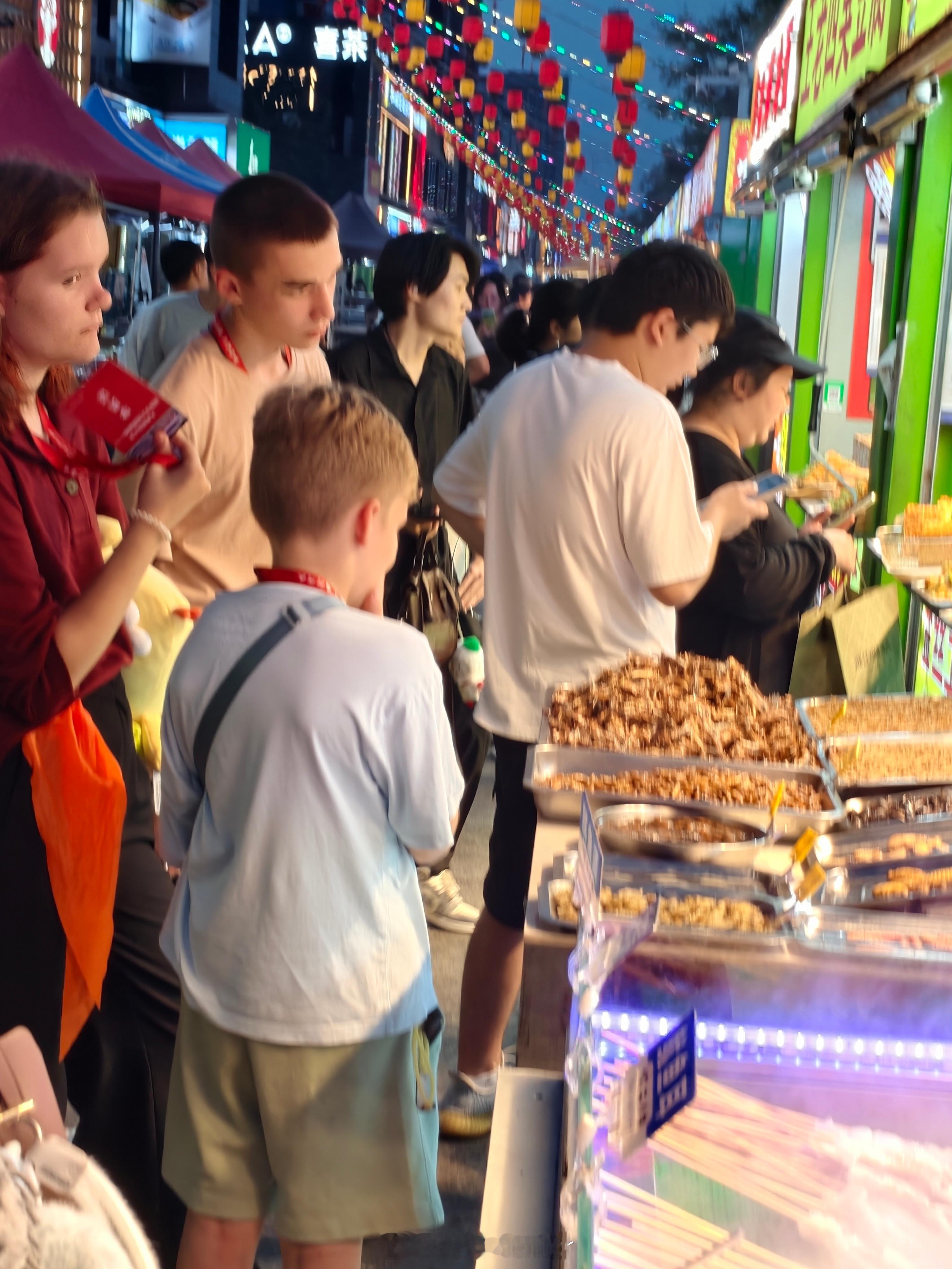 老歪看到虫子懵逼了，看来是想尝一尝