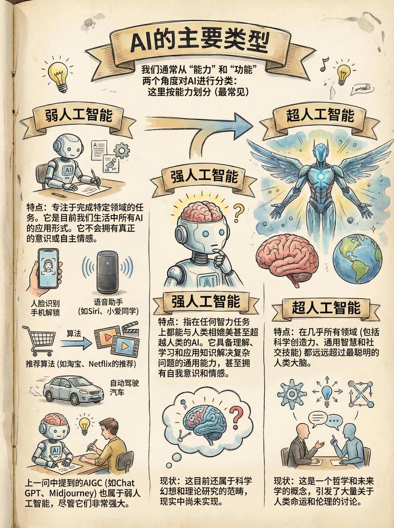 一组图片讲明白AI...