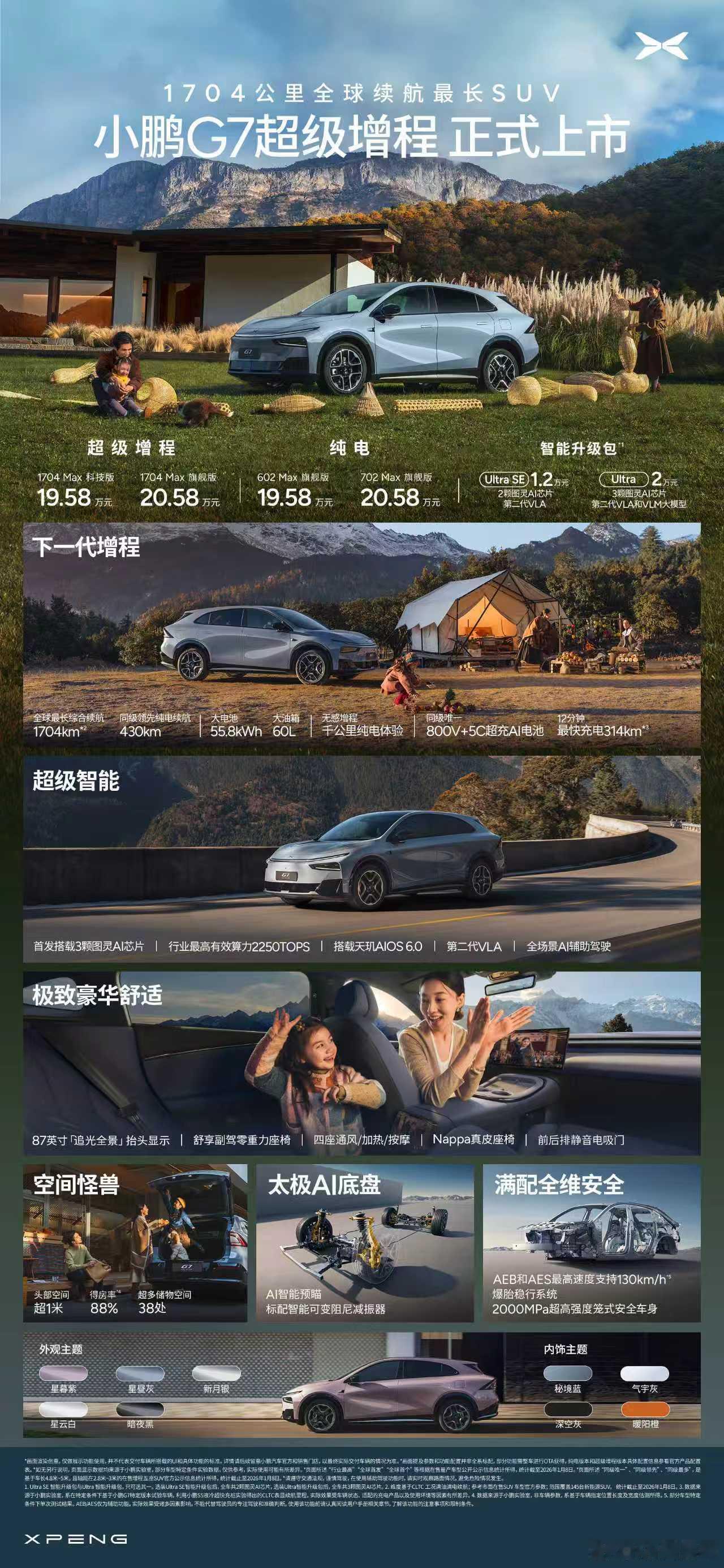 试驾小鹏g7 时发现有一个优势，就是转弯半径挺小的。短车头+很大的转向角，两车道