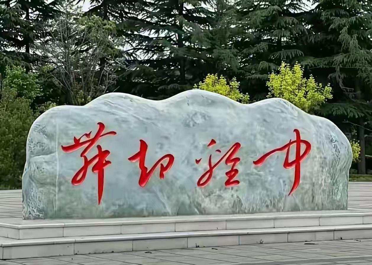 这大石头上的四个字写得贼带劲，但遗憾的是竟然一个字都不认识。有认识的朋友和老师给