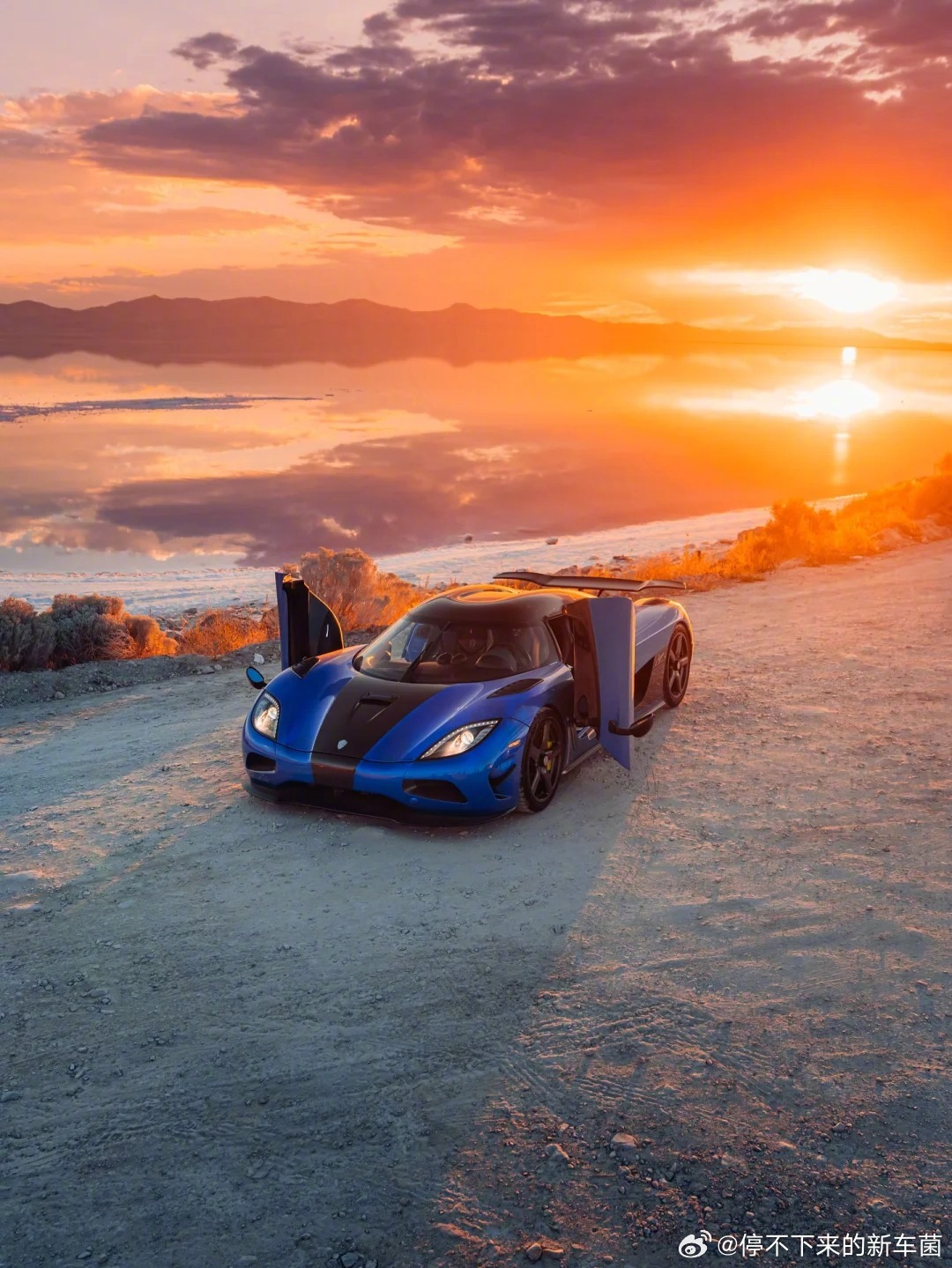 Koenigsegg AgeraHH，夕阳美，科尼塞克更美 ​​​