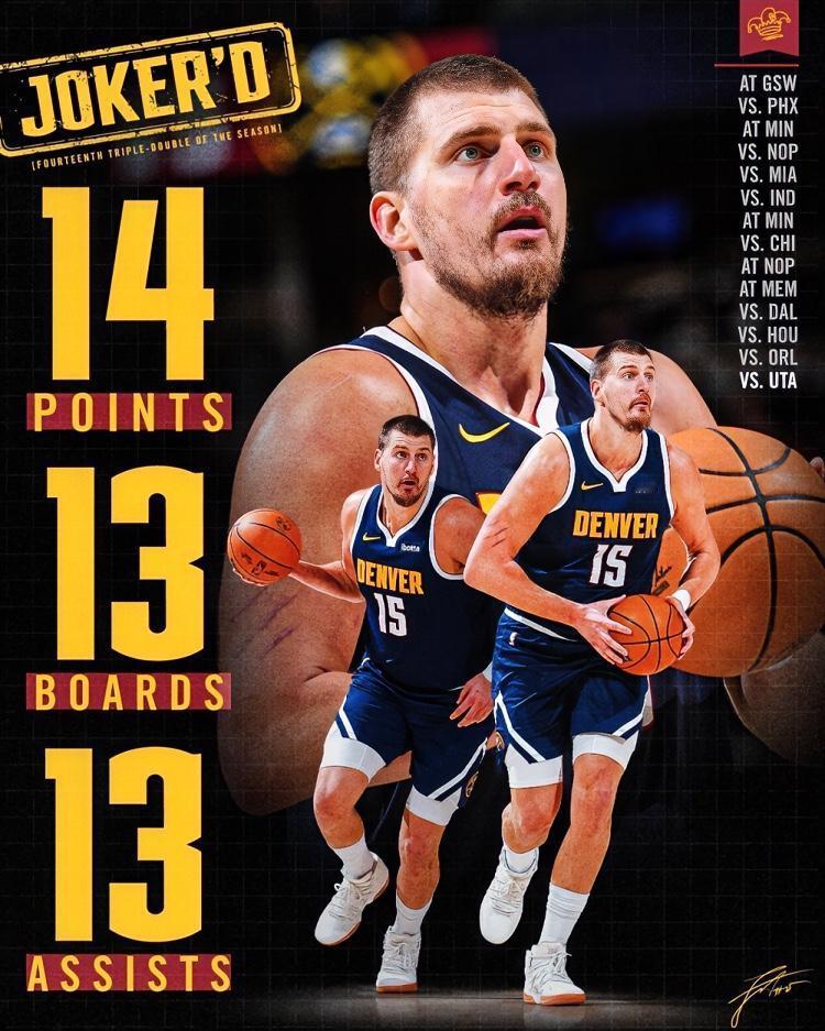 约基奇：掘金这赛季有点搞头啊？4人得分20+，戈登跟布劳恩还没归队呢！！！
穆雷