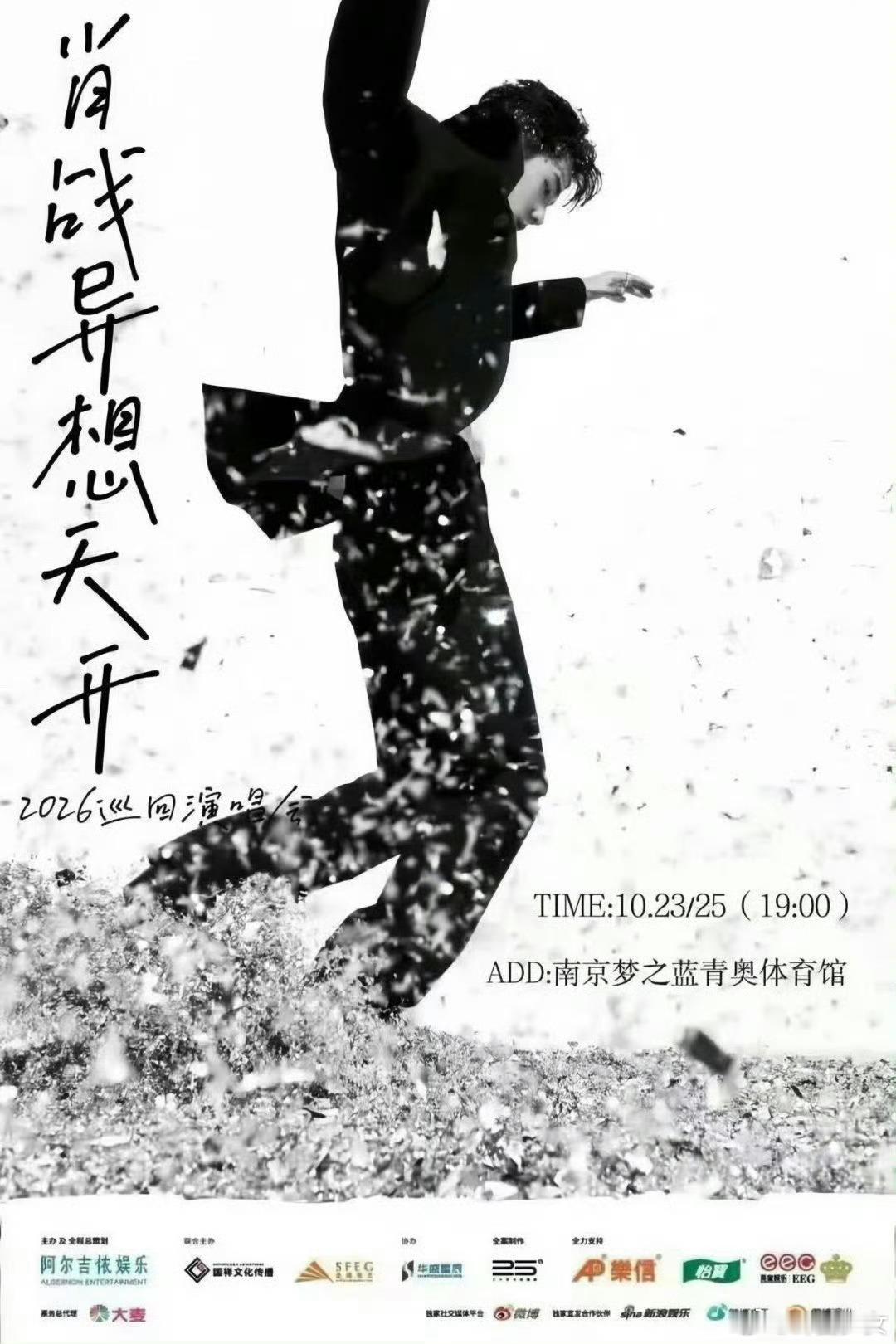 黄牛P的肖战南京演唱会海报肖战南京演唱会黄牛版海报一张网传假海报都能引爆讨论，肖