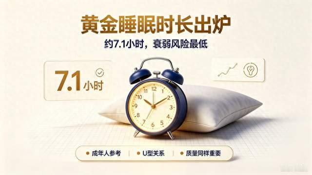 打破8小时睡眠误区，黄金睡眠时长到底是多久