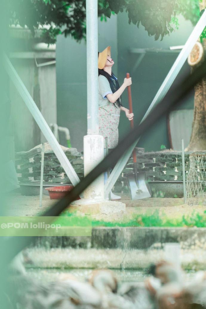 虞书欣锄沙路透虞书欣好扎实的锄沙今天好好吃 好想到现场看看，欣欣一锄一锄认真劳作