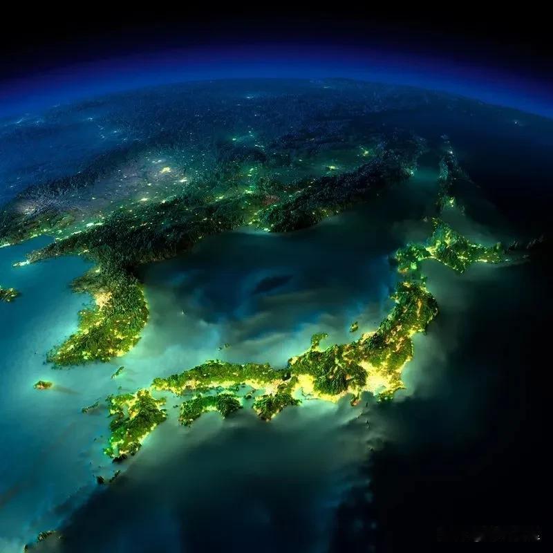 各国卫星灯光图