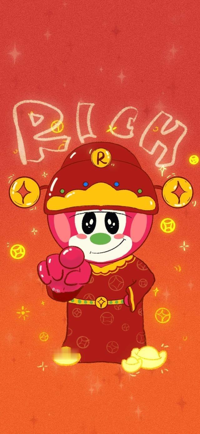 【🪑】开门 我是财神🫰🏻（可以做壁纸 也可以做红包封面 妈妈们请随意） 