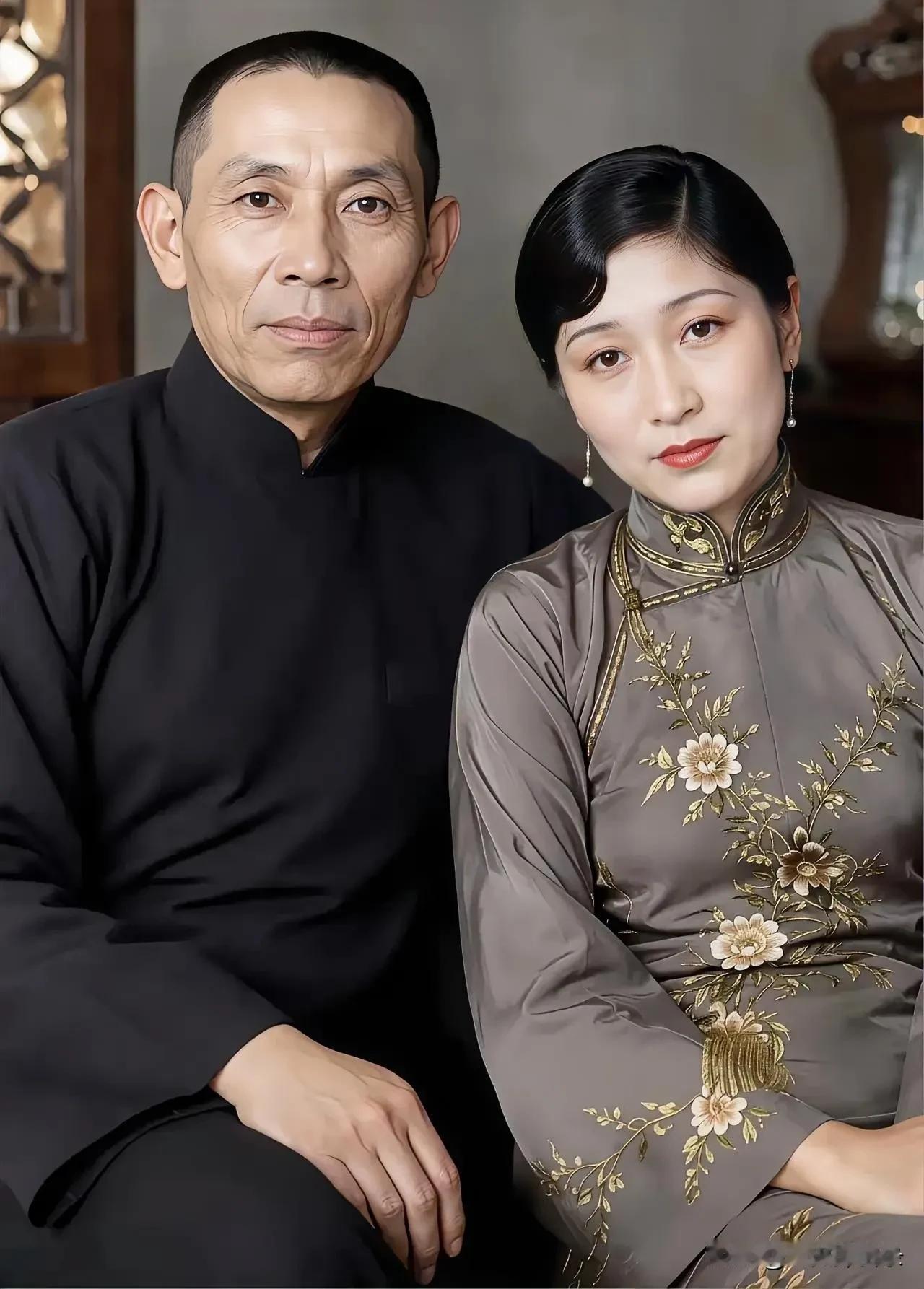 1950年，杜月笙在香港病重期间，坚持与孟小冬补办了婚礼，给了她正式的名分。这张