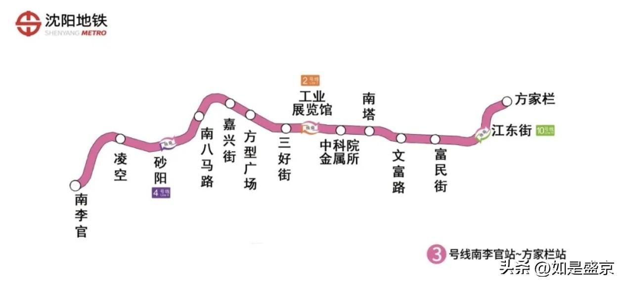 沈阳地铁3号线东段明天正式开通！“孤独地铁”终于翻身！
 
盼了好久的沈阳地铁3