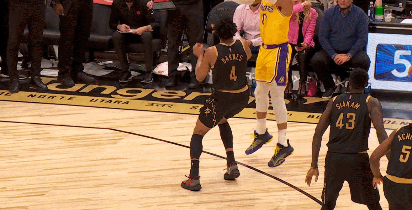 湖人加时5分力克猛龙结束3连败，球队赢球的三大功臣！一、威少，本场比赛得到22分