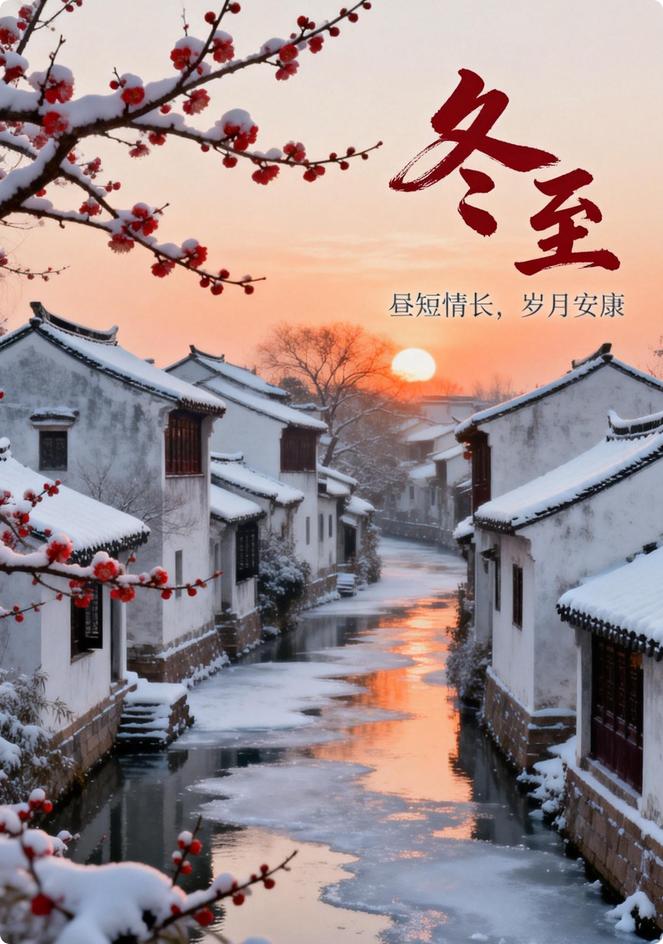 冬至大如年，你家有啥讲究？这天黑夜最长，却是阳气生发的开端。别逞强、别嘴硬、别争