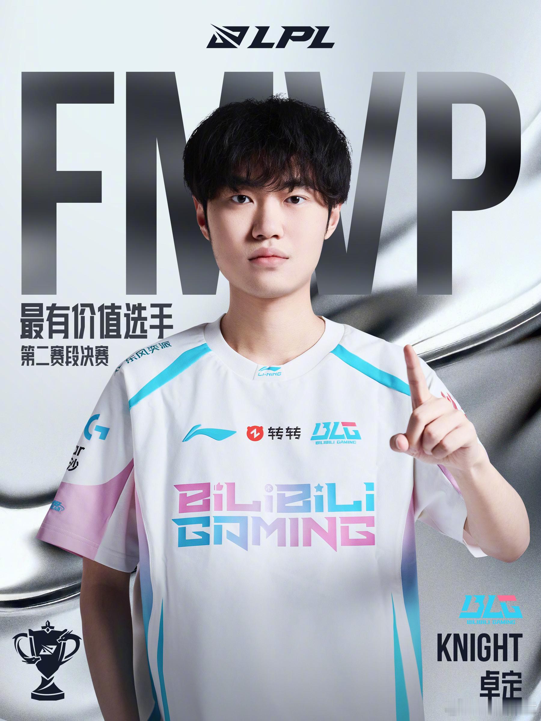 Knight荣获FMVP 势如破竹，定夺乾坤！恭喜获得2026LPL第二赛段决赛
