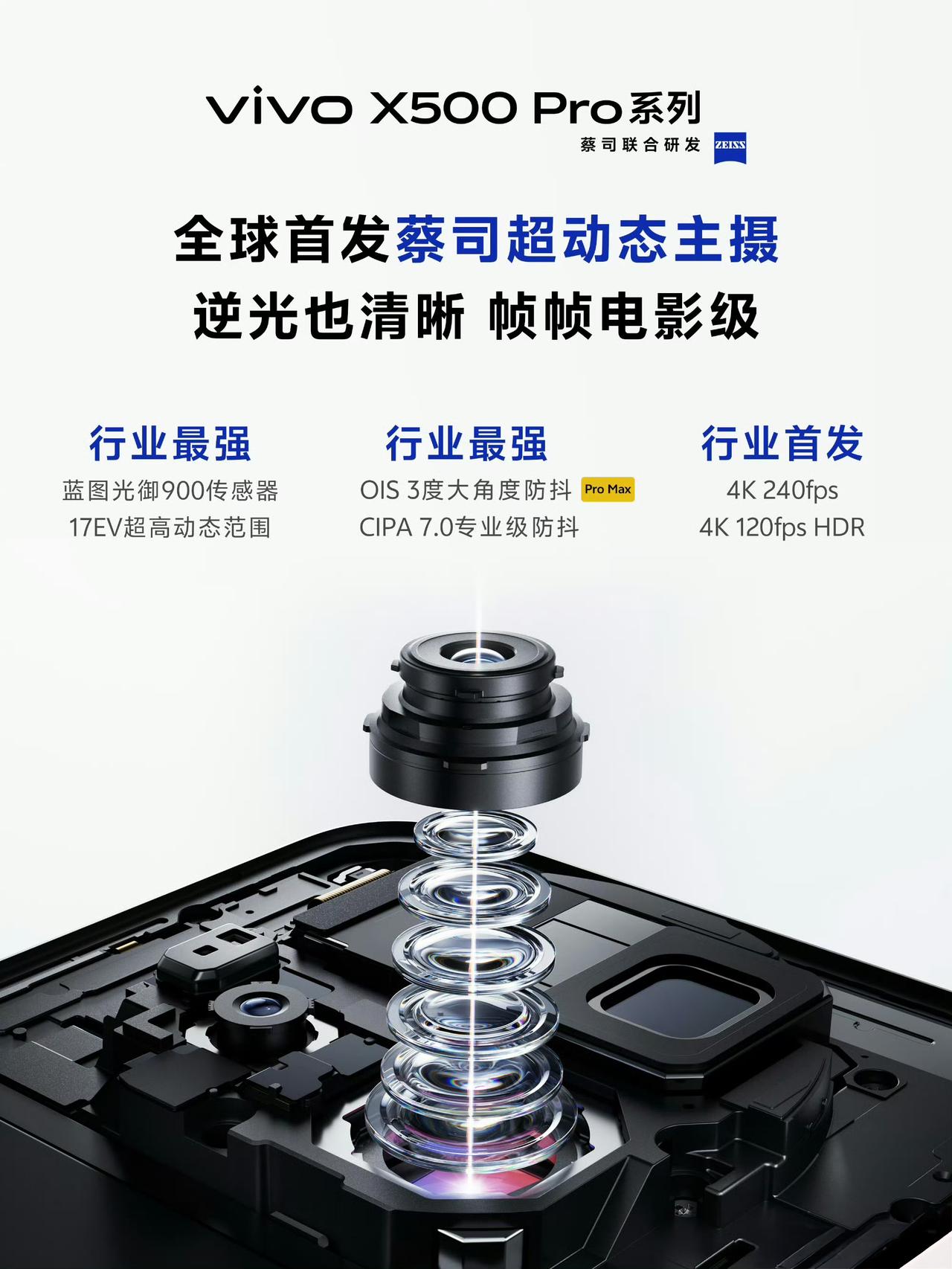 vivo X500系列开启预热，全系三杯：vivo X500、vivo X500