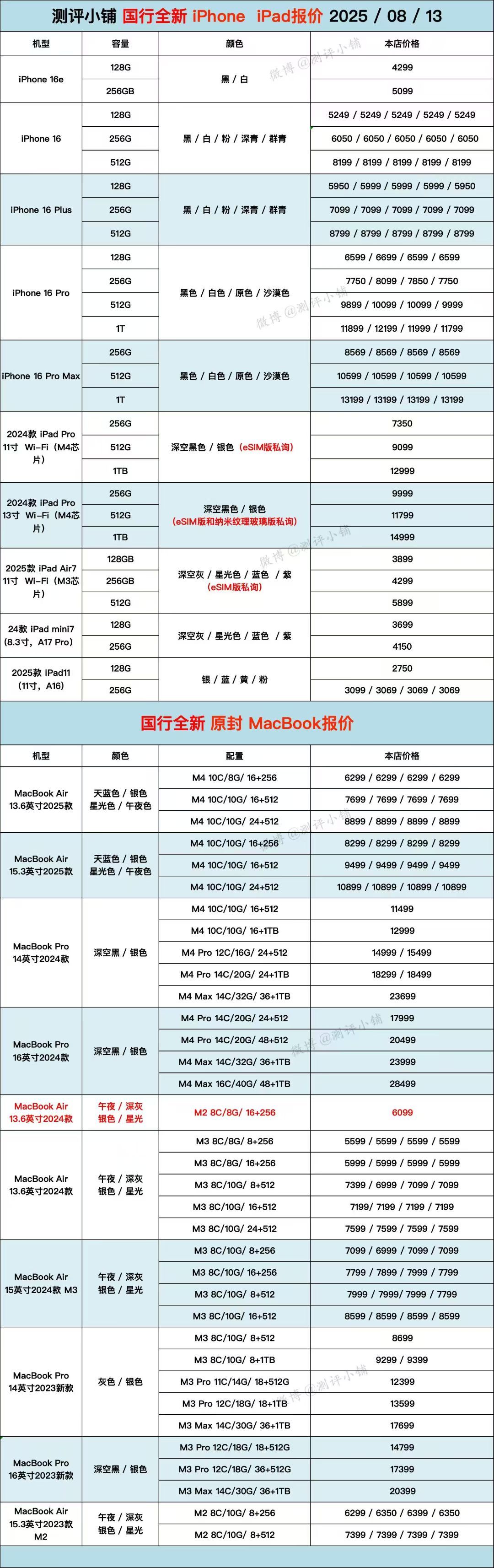 08-13国行全新机 ​​​