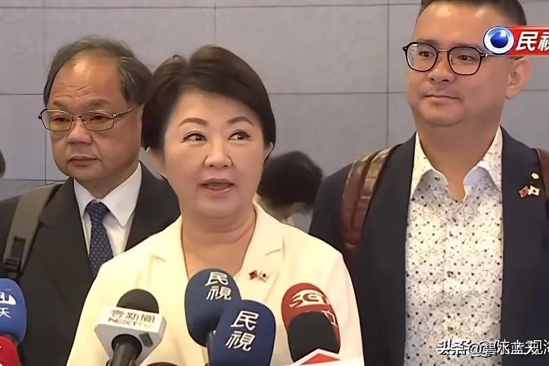 台中市长卢秀燕刚刚担任蒋万安竞选团队主委职务不到一天时间，她又发布了一条即高访问