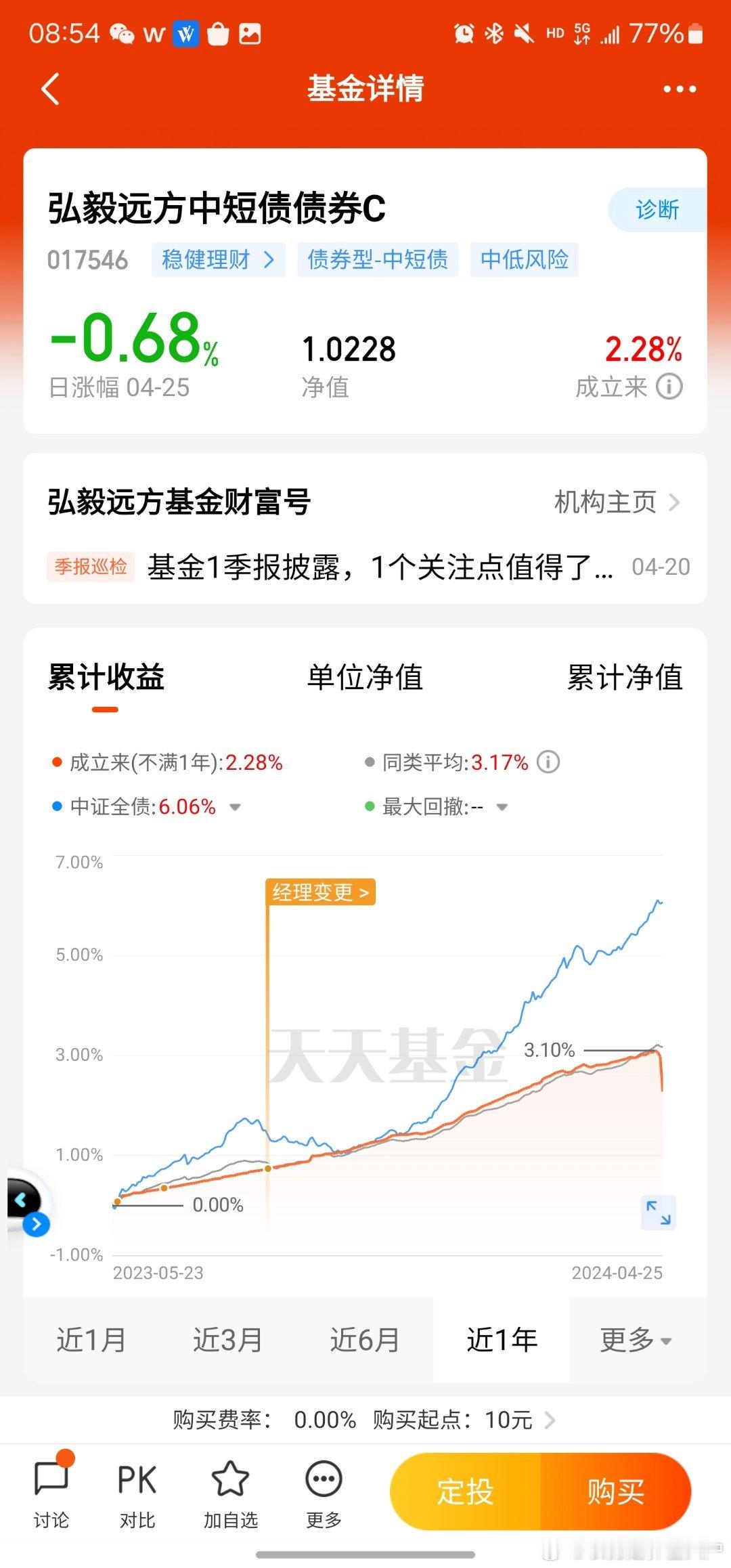 有人问这个怎么看，说实话，买点中短债而已，真没太大必要买小厂的，收益和风险不匹配
