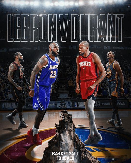 时隔8年再度相遇！美媒BF晒詹杜对决海报：你希望谁能在本轮系列赛中晋级？

今日