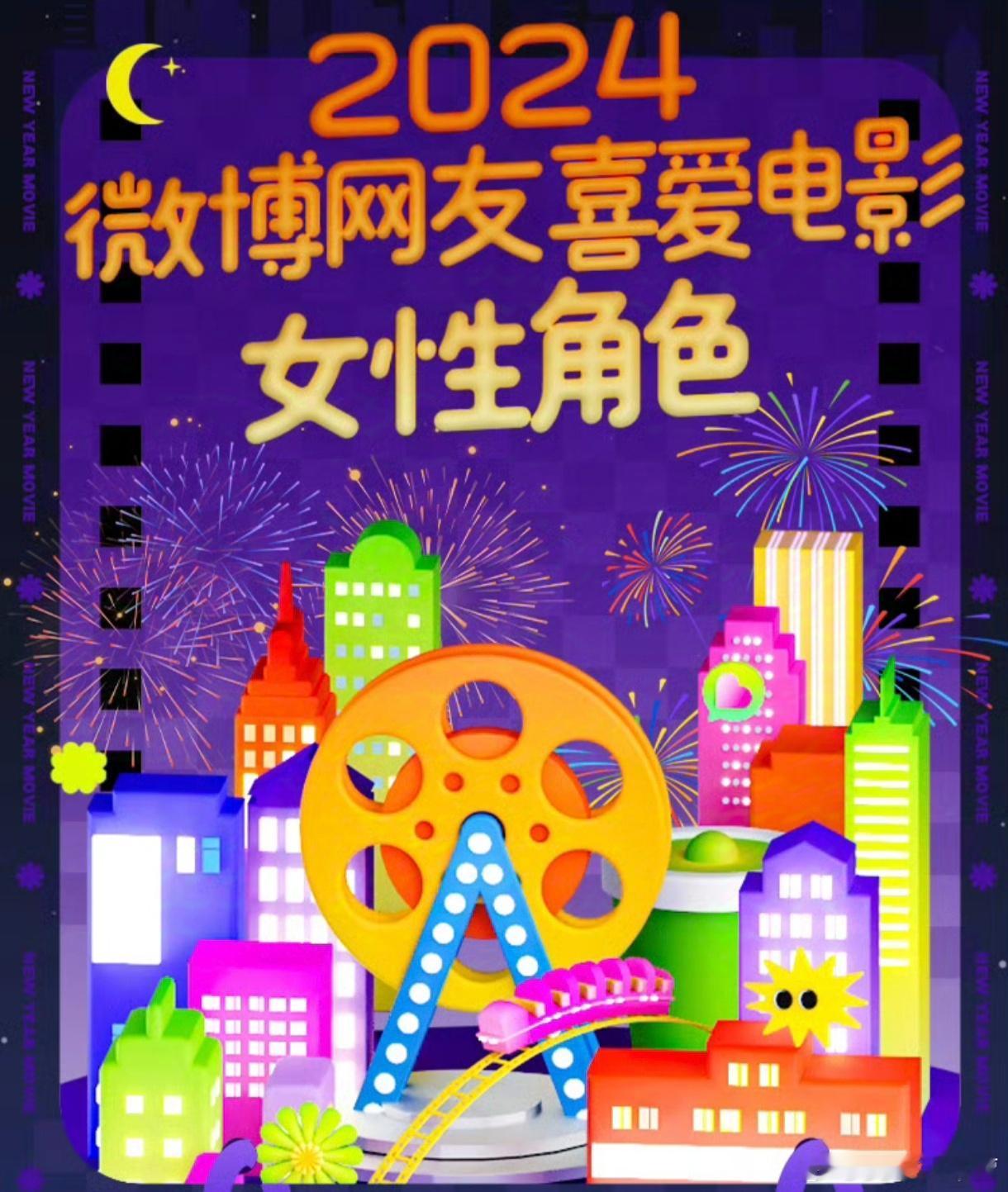 2024微博网友喜爱电影女性角色TOP5《第二十条》赵丽颖饰演郝秀萍，上榜！ 