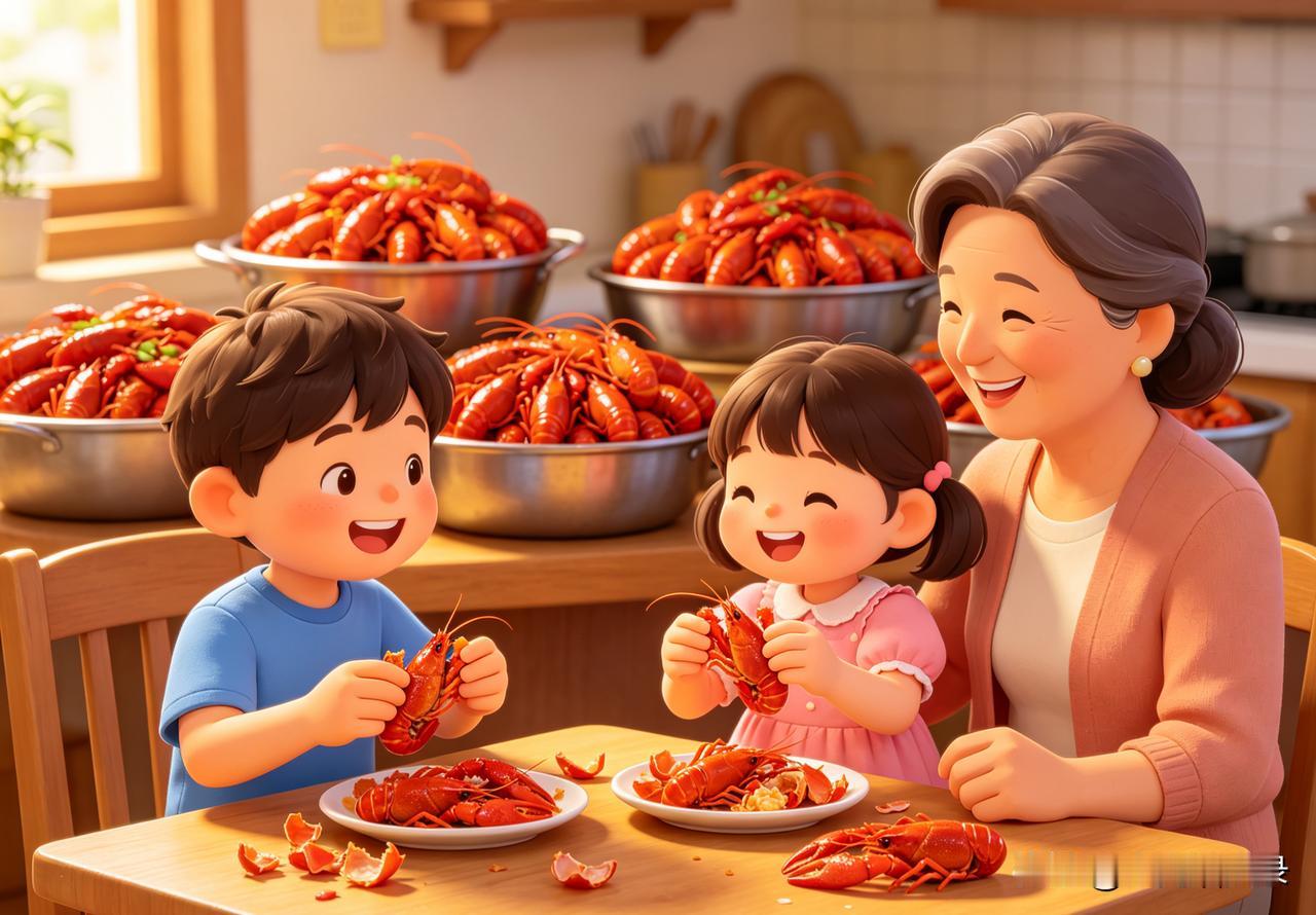 花40块给娃做小龙虾，转头花100块买现成的，中年人的算计藏着暖
 
前两天闺女