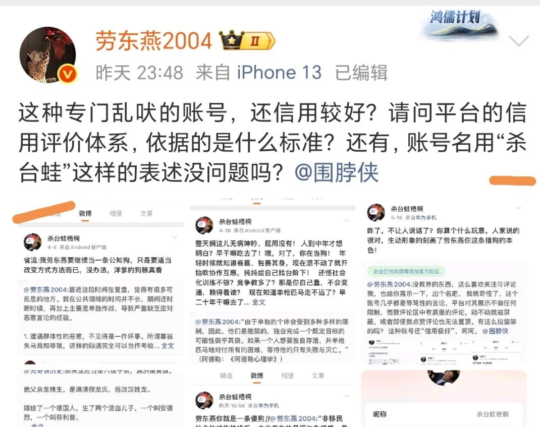 但是“台蛙”这个词不是骂你的啊，蛙这个字也是指那些井底之蛙的台毒啊，你要不要看看