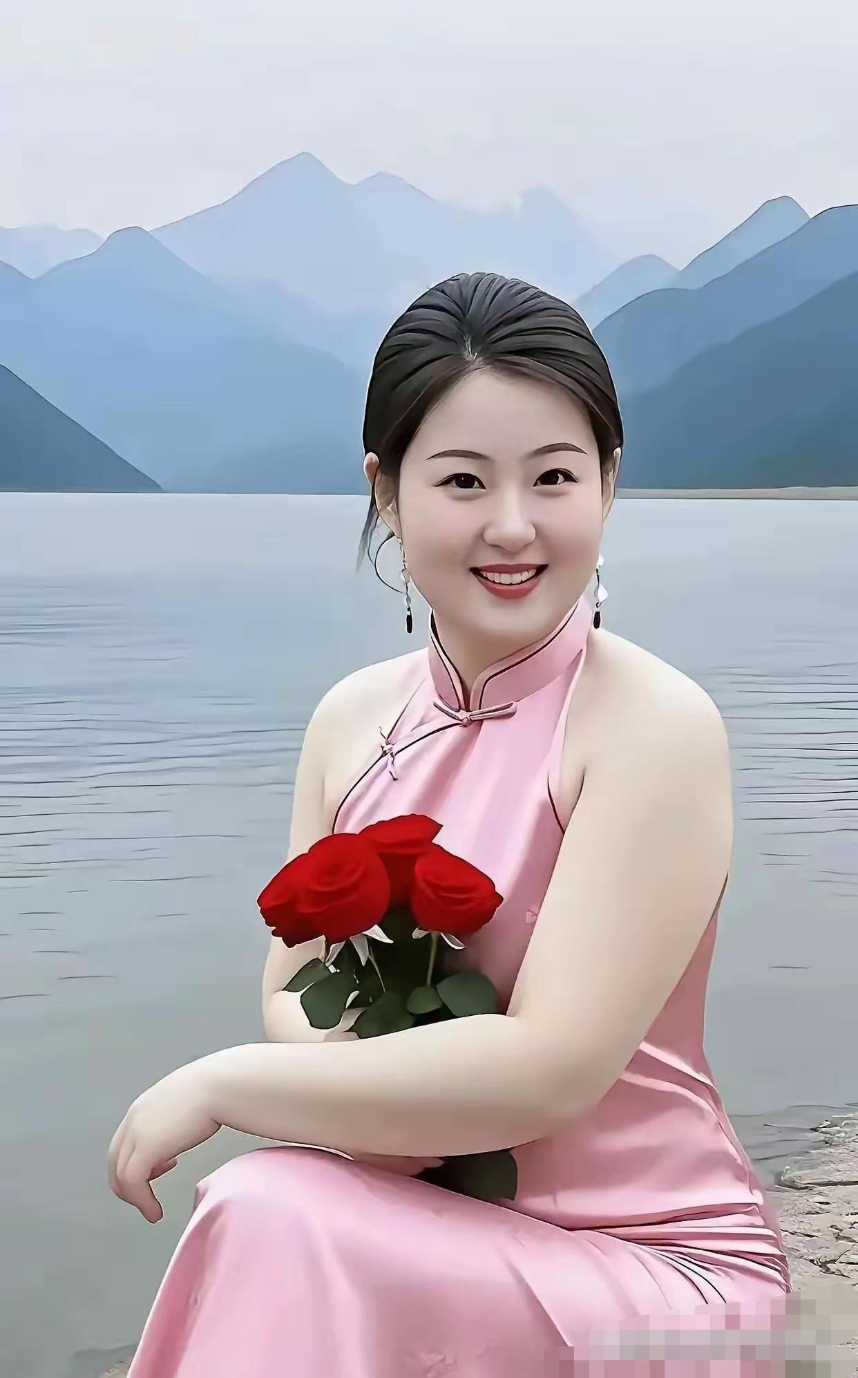 是那个男人有福气了找了这么漂亮的美女做老婆