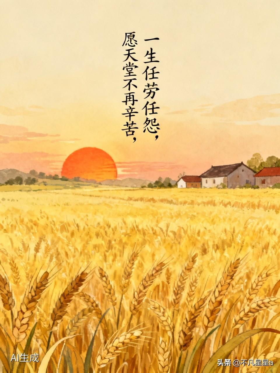 实在是太可惜了！邻居嫂子昨天离世了。她才五十多岁，一生任劳任怨，舍不得吃穿，总是