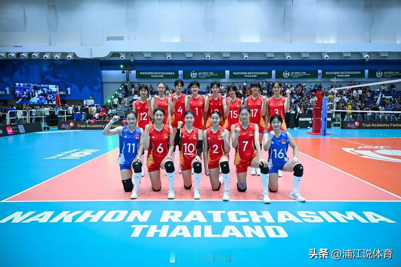 中国女排这批参加U18亚锦赛的球员最令人惊喜的环节，就是身高普遍有所提升，尤其边