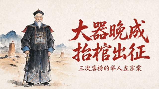 三次落榜的举人，晚年抬棺收复160万平方公里