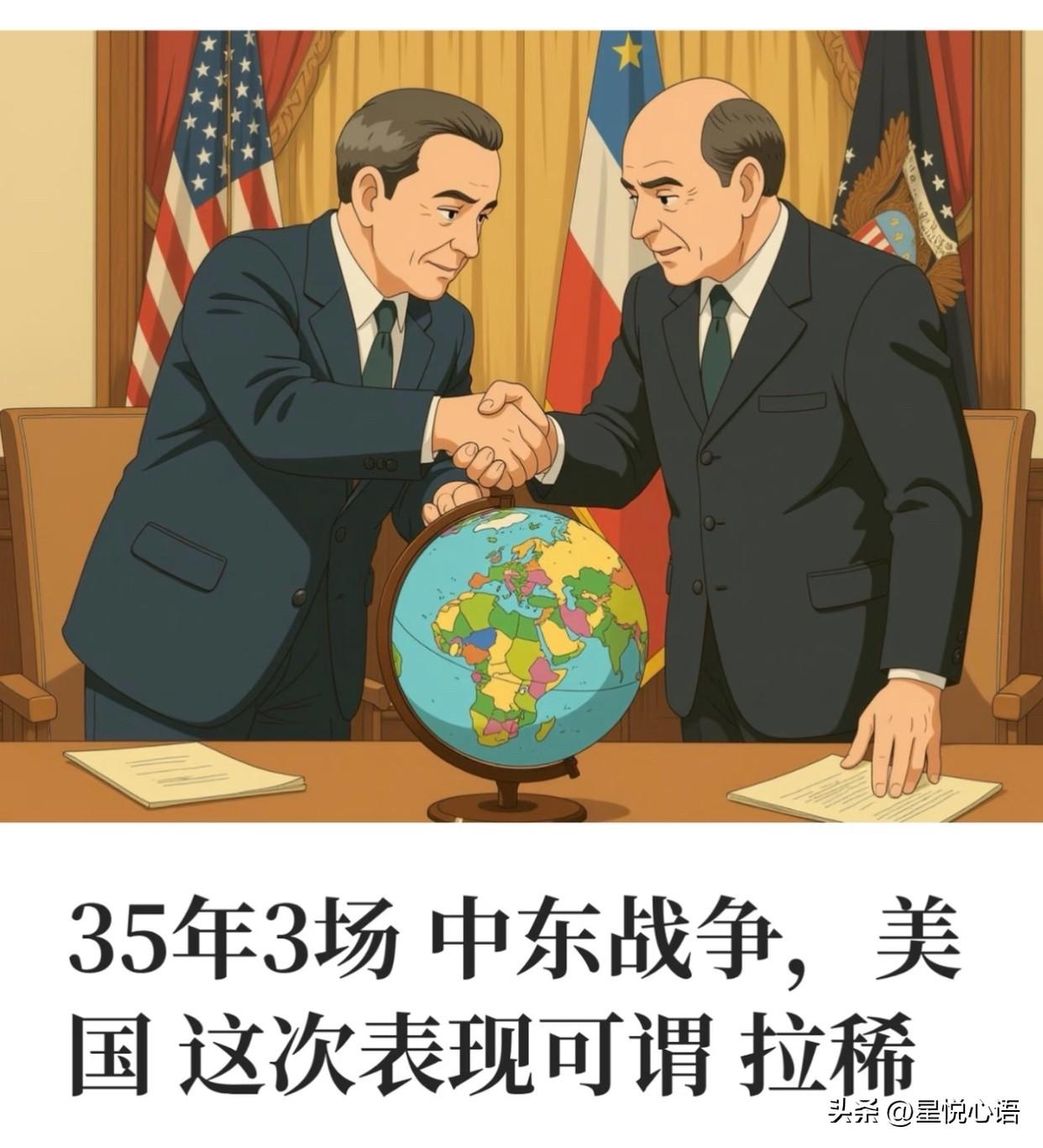 看这35年三场美国主导的中东战争，真的越看越感慨，这所谓的全球霸主，是真的越打越