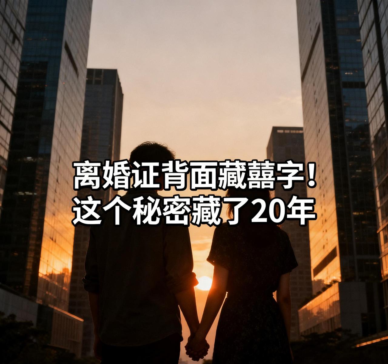 这事儿可真有点意思，前两天微博上“离婚证后面有囍字”直接火了，不少人一开始还以为