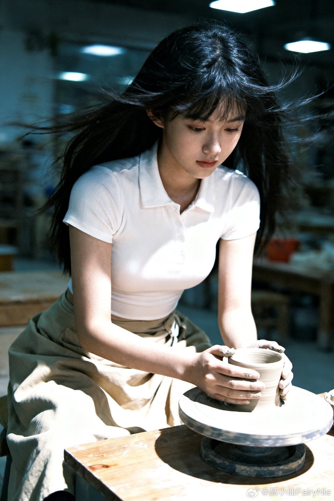 陶艺，是心灵的疗愈，是灵魂的滋养！其实我不会，就是摆摆造型而已！😁行摄漫记聂小