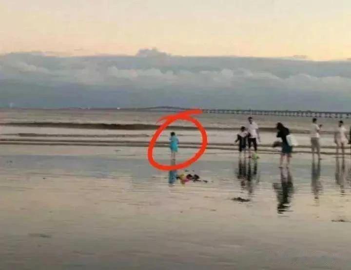 伤心！上海一名4岁女童在临港新城海边走失40多个小时，家长和警方彻夜寻找无果。这