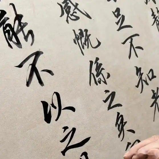 《今天挑战天下第一行书《兰亭序》》播放量：8718点赞量：635网页链接