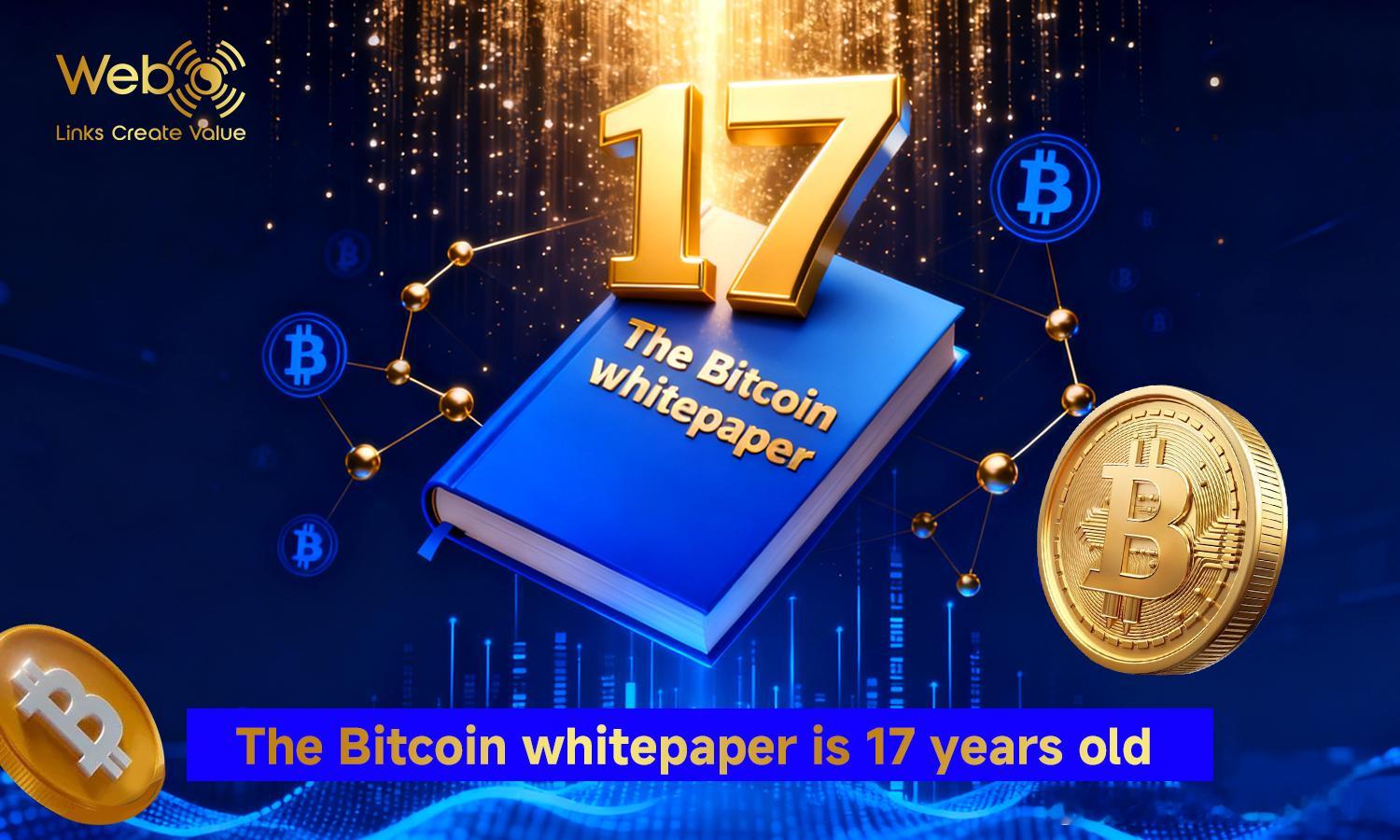 🎉 比特币白皮书发布 17 周年纪念｜去中心化商业的起点🗓️ 2008 年 