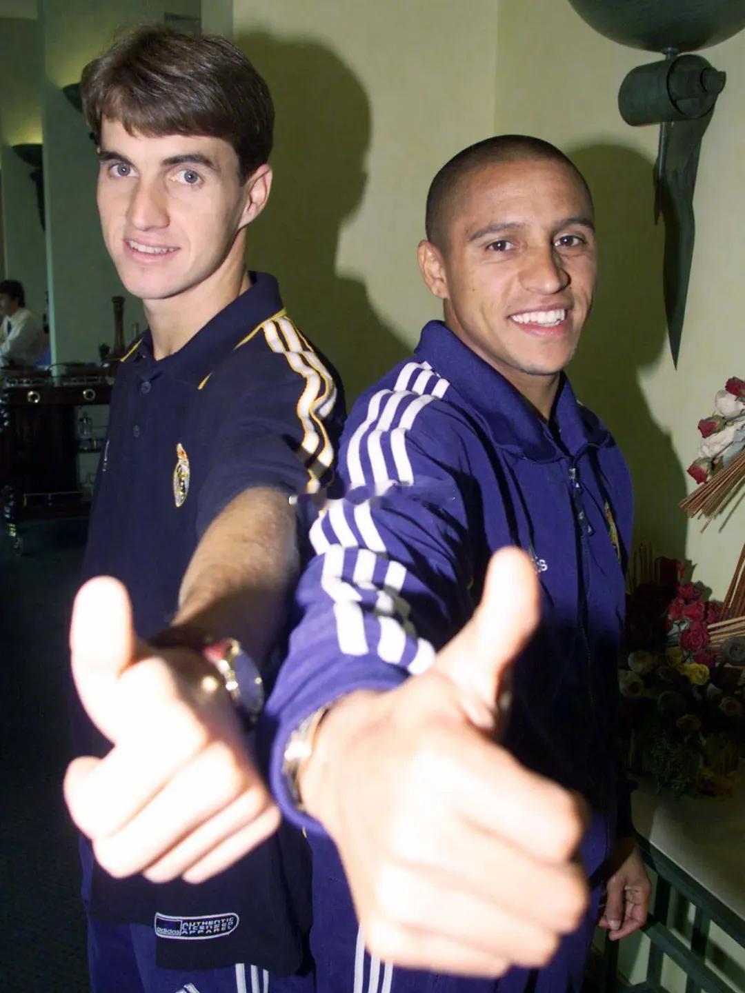 Roberto Carlos, Savio Bortolini.皇马